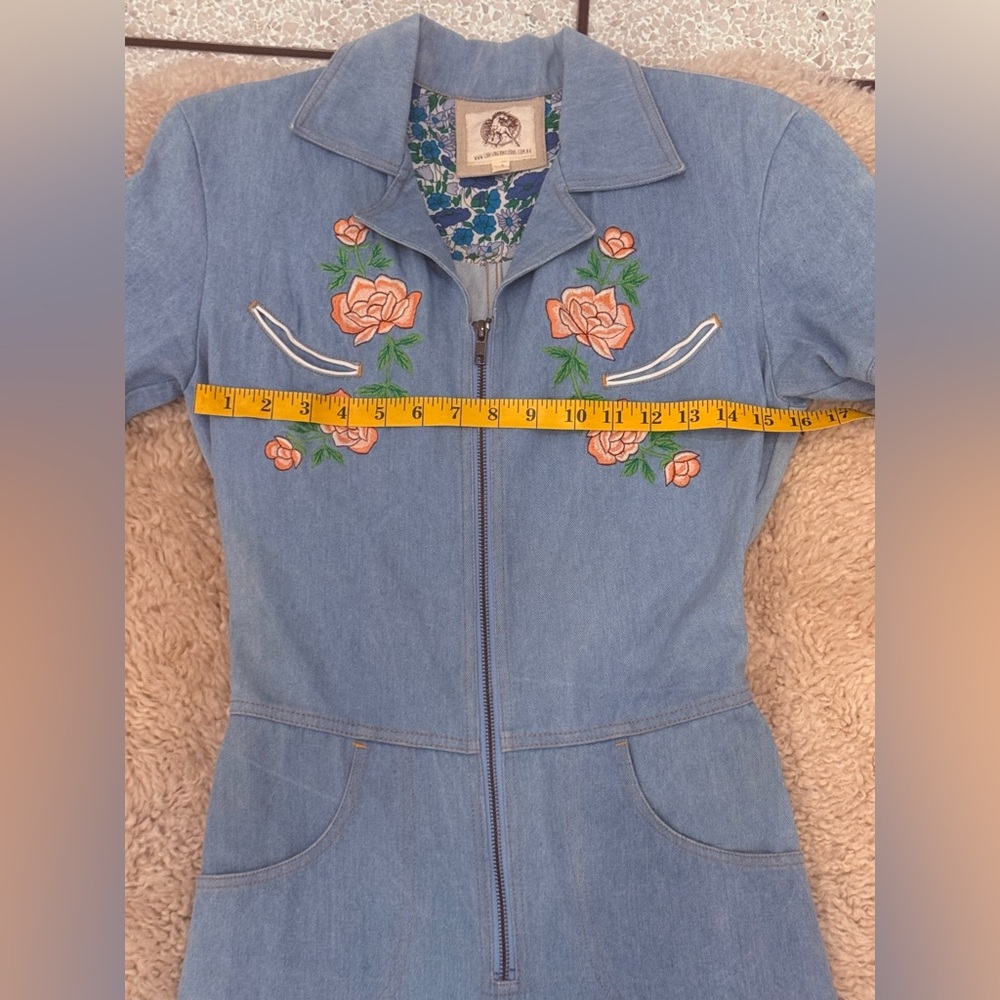 Chasing Unicorns Denim Jumpsuit - Picture 4 of 13